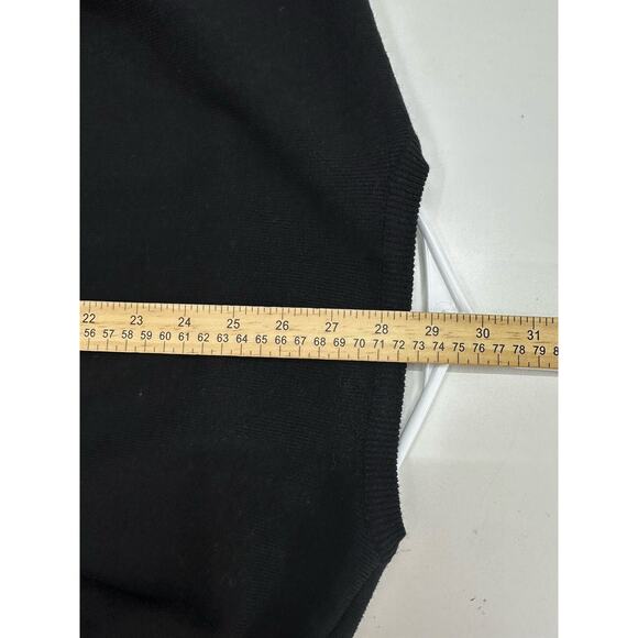 IB Diffusion Womens Sweater Size Medium Black Beaded Sequin Design Vintage - Picture 9 of 10